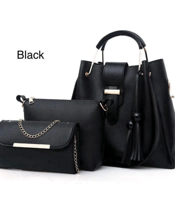Elegant 3-Piece Women’s Handbag Set