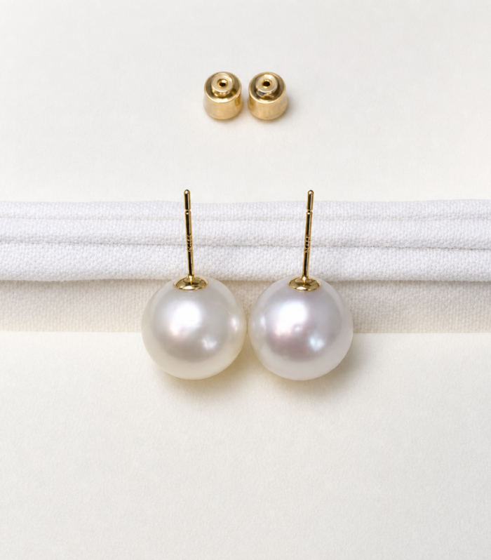 Simple Pearl Earrings – Elegant Jewelry, Stylish Accessory for Women- White Colour